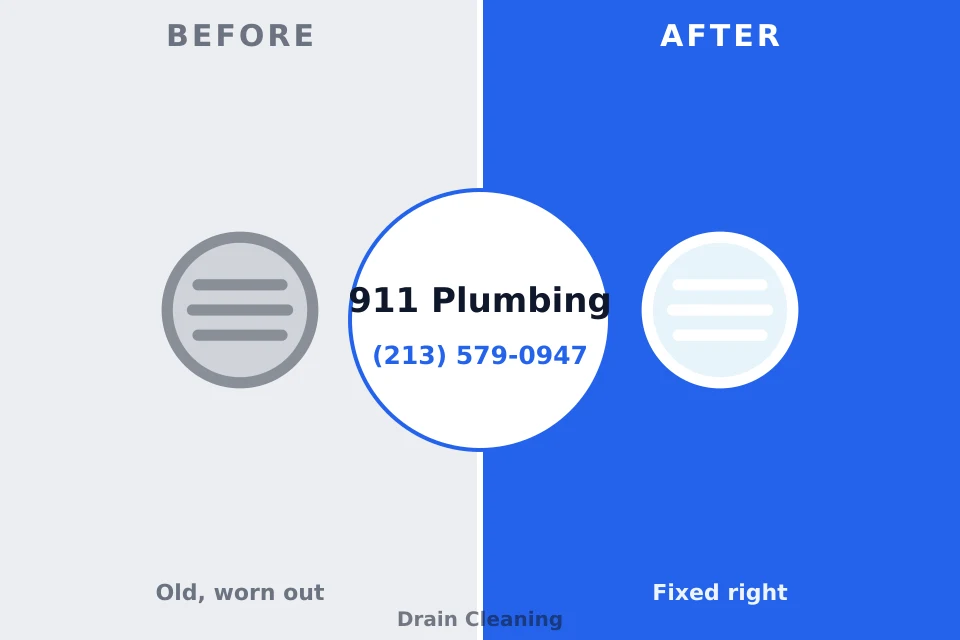 Before and after: plumbing repair Idalou, TX